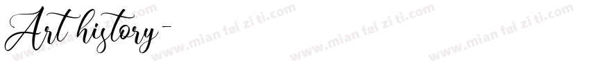 Art history字体转换